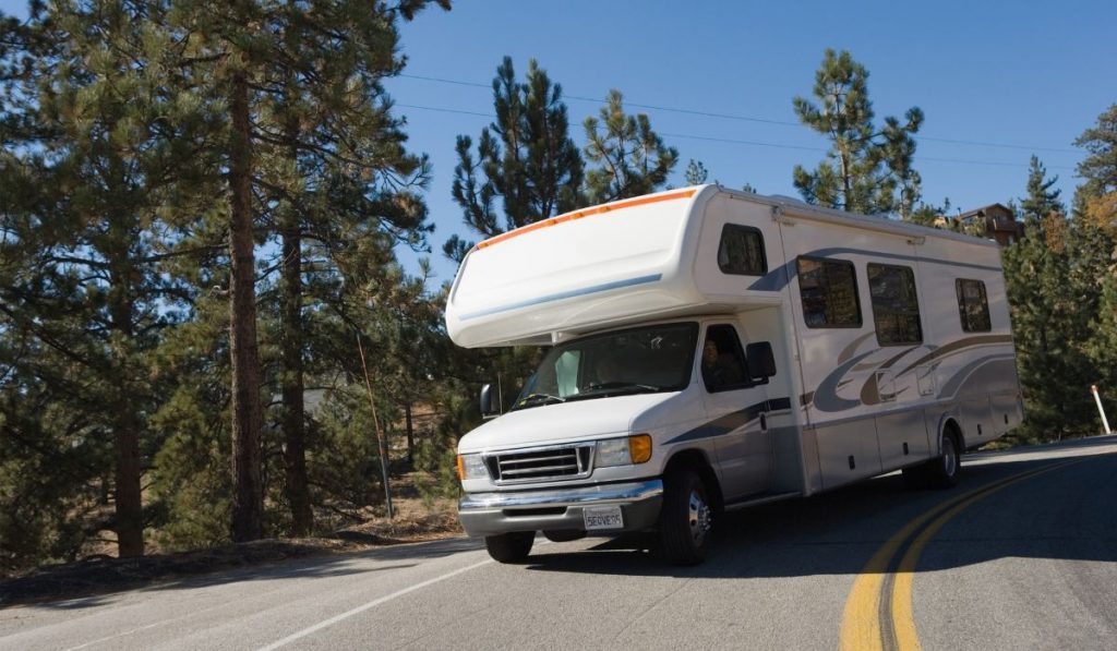 RV on the highway